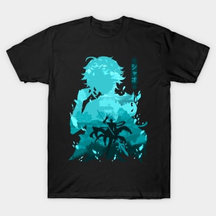 GENSHIN IMPACT XIAO NEGATIVE SPACE T-Shirt